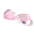 thumbnail image 3 of 30pcs Transparent Resin Cabochons with Glitter Heart PeachPuff 18x19.5x6.5mm for DIY, 3 of 3