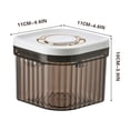 thumbnail image 2 of Amzcrzy Kitchen Appliances Multigrain Storage Boxes Pressing Storage Tank Flour Snacks Multi-Grain Storage Box Plastic Children'S Milk Powder Large Rice Powder Sealed Tank Snackle Box Container, 2 of 2