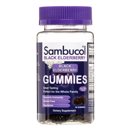 Sambucol Black Elderberry Gummies, 30 Ct