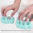 thumbnail image 4 of Solo Piano Finger Training Device Hand Corrector Strength Exercise Anti Bending Comfort Button for Piano Assistant Tool(Green), Playing Accessories, 4 of 6