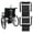 Black, variant on YXMEIGUO Oxygen Tank Holder for Wheelchair, Portable Oxygen Cylinder Bag for Travel, Transport Bag Carrier Accessories Bag for Walker, Rollator, Scooter, Fits Most Oxygen Cylinders, Black