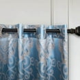 thumbnail image 5 of Dolce Mela Semi-Blackout Curtains Damask Jacquard Grommet, Tall 60x100, by Dolce-Mela, 5 of 5