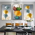 3PCS Decorative Painting Abstract Leaves Draw 40cm * 60cm Spray