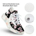 thumbnail image 3 of Cherry Blossom Print Walking Shoes for Men Woman Lightweight Tennis Fashion Elastic Sports Shoes Cushion Basketball Shoes, 3 of 7