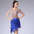 thumbnail image 1 of Camiseta de Salón Complimentos Fibra de Poliéster Vestuario de Práctica Duradero Baoblaze Tops de baile latino, 1 of 8