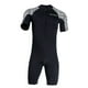 thumbnail image 4 of Traje de neopreno corto para adultos, traje de baño con cremallera frontal, traje de baño térmico, snorkel Hombre M, 4 of 7