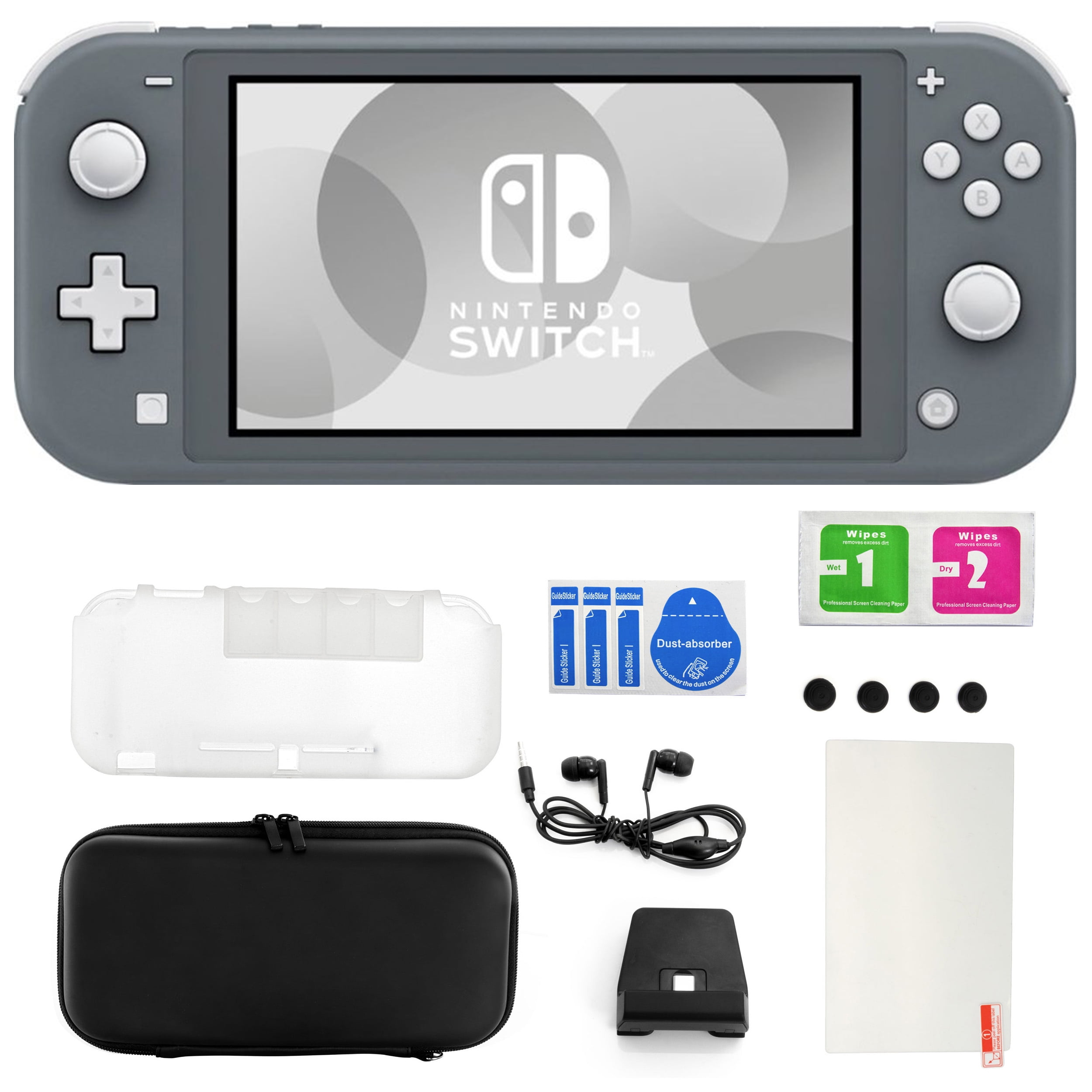 Nintendo Switch Lite in Gray with 11 in 1 Accessories Kit