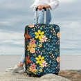 thumbnail image 6 of Picia Blue Floral Luggage Protector Cover Thicken Suitcase Protector Cover Fit 18-32 Inch Luggage-Small, 6 of 9