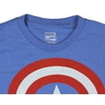 thumbnail image 2 of Marvel Universe Captain America Shield Men's T-Shirt (Light Blue, Medium), 2 of 2