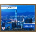 thumbnail image 3 of ArtToFrames 38.6x29.5 Inch - 98x75 CM Multi Puzzle Frame for 2000 piece Puzzles.1.13 Inch Custom Wood Puzzle Frames, Antique Yellow - Comes with Economy Acrylic, 3 of 6