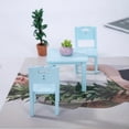 thumbnail image 4 of 3 pcs/set Kids Table Chair Simulation Furniture Mini Chair Toys, 4 of 5