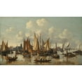 thumbnail image 3 of Pieter Bout 24x16 Black Modern Framed Museum Art Print Titled - The Visit of William III of Orange to Dordrecht in 1672, 3 of 5