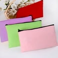 thumbnail image 2 of Aoanydony Jewelry Storage for Zipper Bag Canvas Cosmetics Earrings Bracelet Favors Organizer Pouch Jewellery Gifts Packaging Pocket Pink, 2 of 6