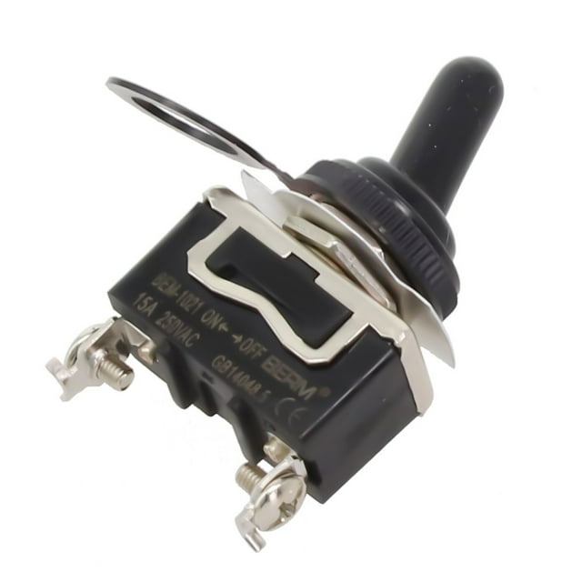 Interrupteur à Bascule Robuste 12V Marche/arrêt Lumière de Tableau de Bord en Métal 12 Volts