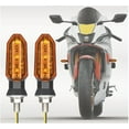 thumbnail image 1 of 8mm Mini Motorcycle LED Turn Signal Lights Amber Flashing Light Blinker Turn Signal Lamp 12V Moto Indicator Lamp Accessories, 1 of 6