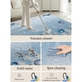 thumbnail image 5 of Christmas Tree Area Rug for Bedroom 4x6 Ft Fir Leaf Xmas Balls Winter Snowflake Sky Blue Super Soft fuzzy Throw Rug Non-Slip Fluffy Plush Indoor Floor Carpet for Living Room Nursery Home Decor, 5 of 8