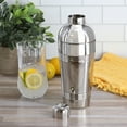 thumbnail image 5 of Oster Baldwyn Stainless Steel 25.4 Ounce Cocktail Shaker in Silver, 5 of 5