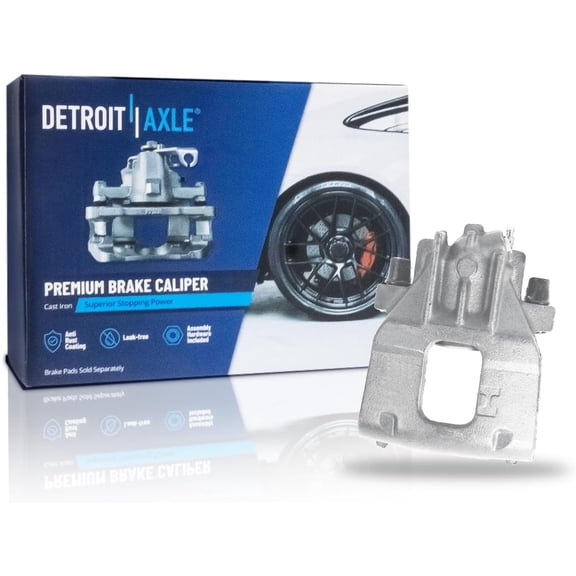 Detroit Axle - Front Left Brake Caliper w/o Bracket Replacement for 2000-2004 Ford Focus