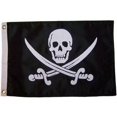 thumbnail image 1 of Flappin' Flags Pirate Drapeau de Jardin Extérieur Jack Rackham 3x5ft, 1 of 1