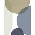 thumbnail image 3 of Urban Epiphany 19x24 Black Modern Framed Museum Art Print Titled - MidCentury Navy Taupe 3, 3 of 5