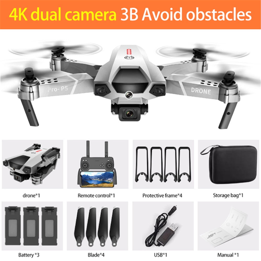 RC Drone With Camera HD 1080p Mini Foldable Dron FPV WiFi Drones Profess for sale online 