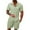 Green, variant on Mens Outfits 2 Piece Summer Vintage Short Sleeve T Shirt & Shorts Set Athletic Fit Sweatsuit Walking Sets White,XXXL