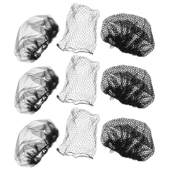 BESTYASH Large Hair Nets 9 Pcs Hair Net Covers for Women Hair Care and Workplace Use