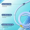 thumbnail image 4 of HailiCare Non-Toxic Enema Kit,Colon Cleansing Silicone Enema Bag for Women Men, 5PCS Enema Nozzle Tips Colon Tube Hose Replacement, 4 of 8