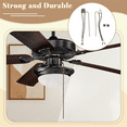thumbnail image 6 of Ceiling Fan Light Switch ZE-109 Two-Wire with Pull Cords for Fans Lamps 2Pcs Bronze, 6 of 9
