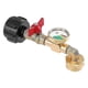 thumbnail image 2 of Propane Refill Adapter With Valve And Gauge, Fill 1 Lb Bottles From 20 Lb Tank, 90-degree Elbow Design, Easy To Use, 2 of 5