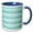 Blue/White, variant on 3drose, Pretty Light Blue Houndstooth Pattern, 15oz Mug