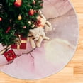 thumbnail image 5 of Coolnut Marble Christmas Tree Skirt Home Decoration Large Round Christmas Tree Skirt for Holiday Party Home Christmas Day Ornaments,35.4", 5 of 6