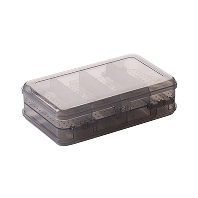 Portable Jewelry Storage Box,Double Compartment Organizer,Transparent Plastic Jewelry Case,10 Grids for Rings,Earrings,Beads,Compact and Durable,Perfect for Small Jewelry and Accessories