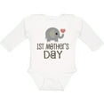 thumbnail image 3 of Inktastic 1st Mothers Day Boys or Girls Long Sleeve Baby Bodysuit, 3 of 5
