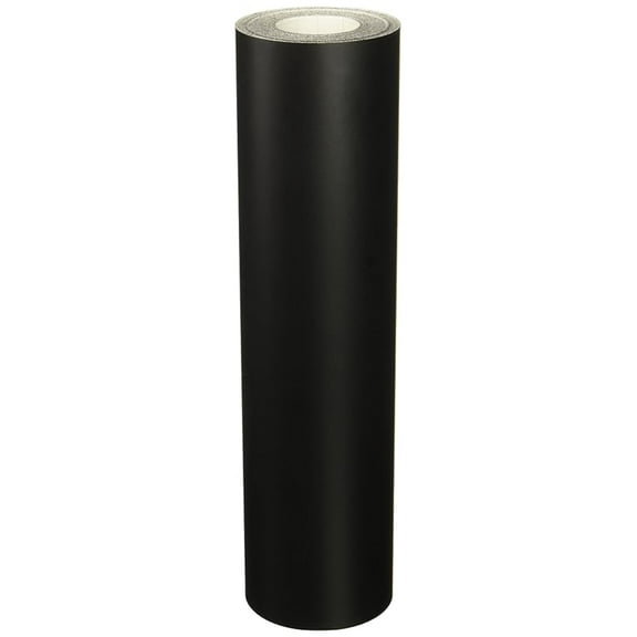 Matte Black Vinyl Roll 12x50ft - 651 Adhesive Vinyl for Cricut & Silhouette - Sign Making, Crafts, Decals - Durable & Easy to Cut