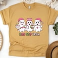 thumbnail image 1 of Boo Boo Crew Nurse Shirt | Cute Ghost Christmas Graphic Tee, Gold, Size S, 1 of 6