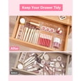 thumbnail image 4 of Asnews 13 Pcs Plastic Drawer Organizers Set, Makeup and Desk Drawer Organizer Trays, Vanity Organizer for Makeup, Jewelry, Bedroom, Bathroom, Office, 4 of 8