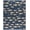 Blue/Beige, variant on SAFAVIEH Courtyard Trena Fishes Indoor/Outdoor Area Rug, Black/Beige, 2' x 3'7"