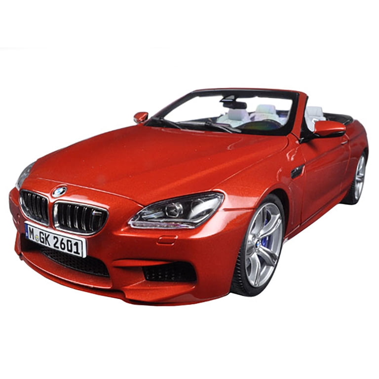 BMW M6 F12M Convertible Sakhir Orange 1/18 Diecast Model Car by