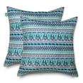 thumbnail image 2 of Duck Covers® Water-Resistant Accent Pillows, 18 x 18 Inch, 2 Pack, Lilac Festival, 2 of 7