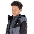 thumbnail image 4 of Dare 2B - Chaqueta de Esquí Cheerful para Niños/Niñas (Negro, Gris Tormenta Oscuro) Dare 2B UTRG6226_blackdarkstormgrey, 4 of 6