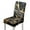 Black Golden Marble, variant on Xoenoiee Black Golden Marble Print Dining Chair Covers Stretch Chair Slipcovers Anti-Slip Covers for Dining Chair Removable Washable Parsons Kitchen Chair Covers, 1 Pack