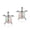 white, variant on Turtle Stud Earrings for Women 18K White Gold Plated Fire Opal Birthstone Gemstone Earings Cute Hypoallergenic Jewelry Birthday Gifts Mother Granddaughter
