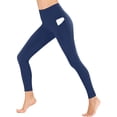 thumbnail image 7 of ZVAVZ Fleece Lined Leggings for Girls High Waisted Tummy Control Workout Tights Kids Thermal Warm Soft Yoga Pants Navy,4 Years, 7 of 7