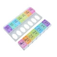 thumbnail image 3 of Herwey Pills Organizer 14 Grids Multiple Colors Large Capacity Separate Lightweight Portable Pills Container,Pills Container,Pills Case, 3 of 8