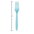 thumbnail image 2 of Party Central Premium Lightweight Solid Disposable Forks - 7" - Pastel Blue - Club Pack of 600, 2 of 2