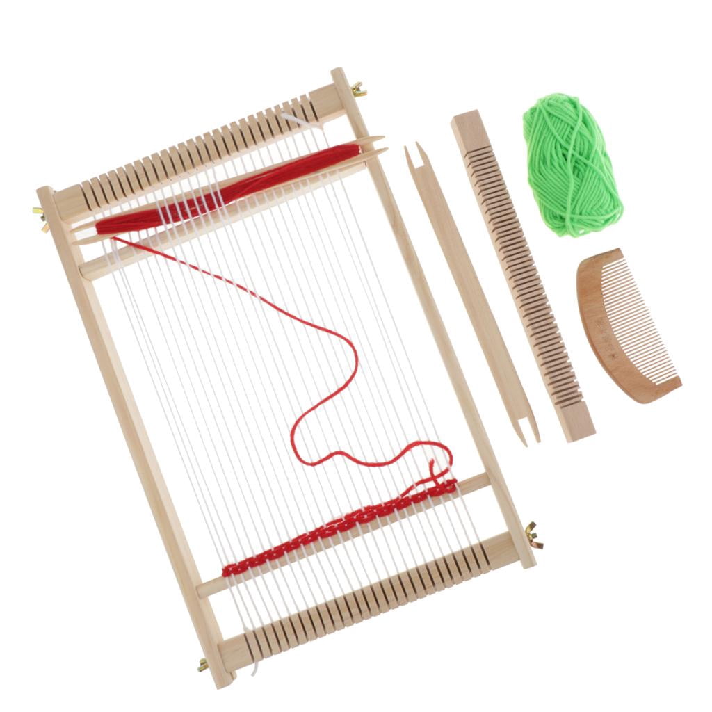 Weaving Loom Tapestry Weaving Loom for Tapestry Wall Art Weaving Large 15.55'' .92'' Wooden Weaving DIY Handcarft for Kids/Adults