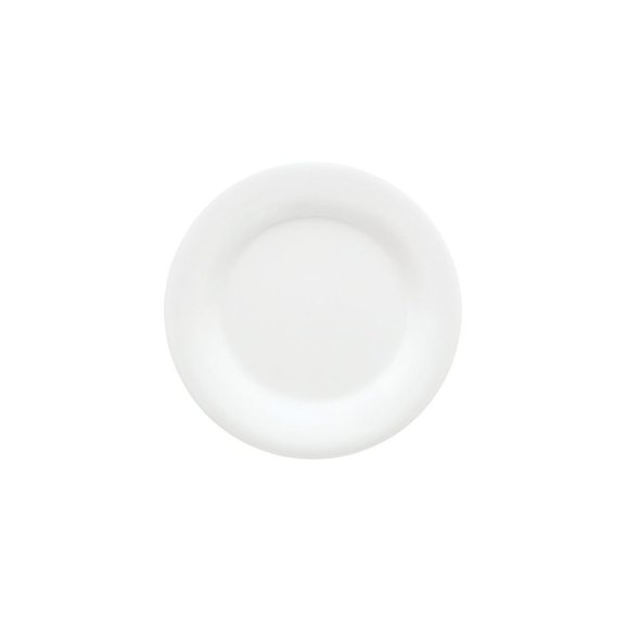 G.E.T. 6.5" Heavy-Duty Wide Rim Melamine Appetizer Plate (Set of 12)