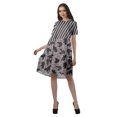 thumbnail image 4 of Moomaya Printed Loose A-Line Dress With Pockets Short Sleeve Dresses Women, 4 of 4
