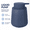 Matte Gray-blue - Liquid Pump - Chubby - Rubber Paint Resistant, variant on BosilunLife 12 oz Matte White Ceramic Soap Dispenser, Refillable Liquid Soap Pump with BPA-Free Pump for Bathroom or Kitchen